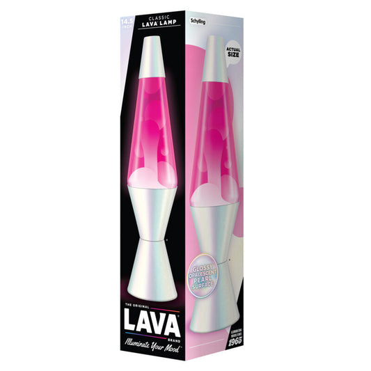 14.5″ Lava Lamp Opalescent Pearl - US 2899