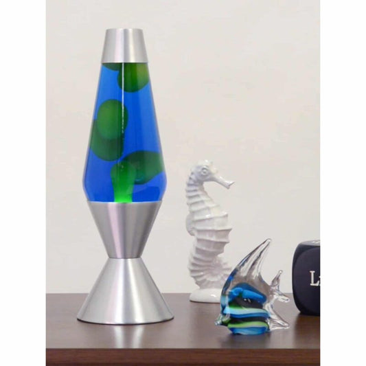 16.3″ LAVA Lamp – Yellow/Blue/Silver - US 5106
