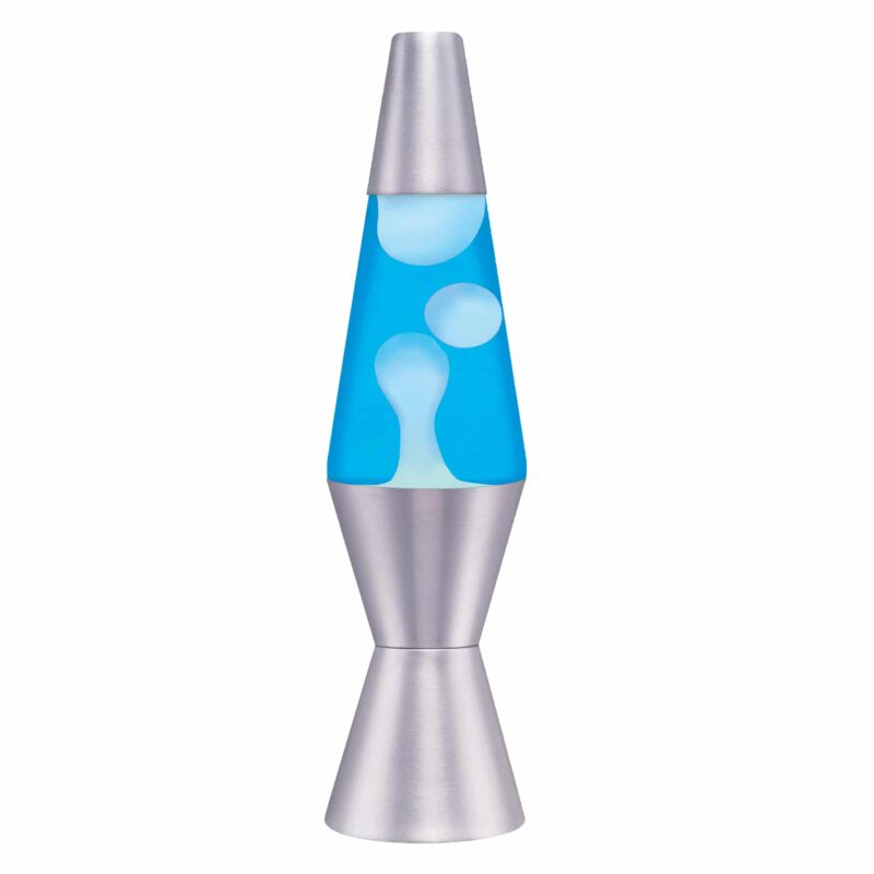 11.5″ LAVA Lamp – White/Blue/Silver - US 9648