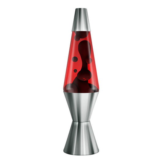 14.5″ Lava Lamp Chrome Plated Crimson - US 6162