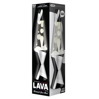 14.5″ Lava Lamp Polygonal White Tone - US 6916