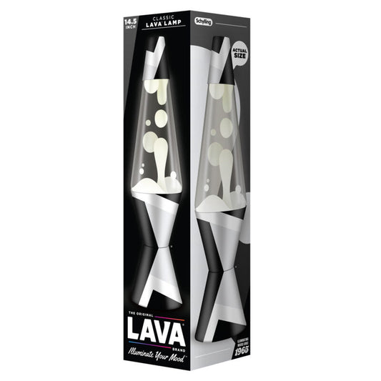 14.5″ Lava Lamp Polygonal White Tone - US 6916