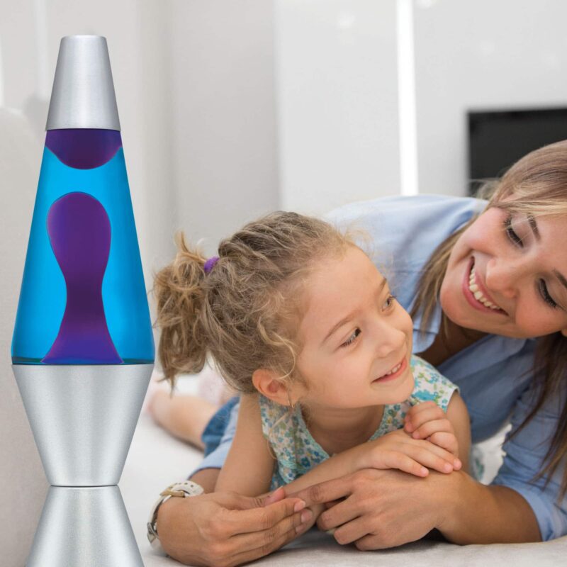 14.5″ LAVA Lamp – Purple/Blue/Silver - US 2940