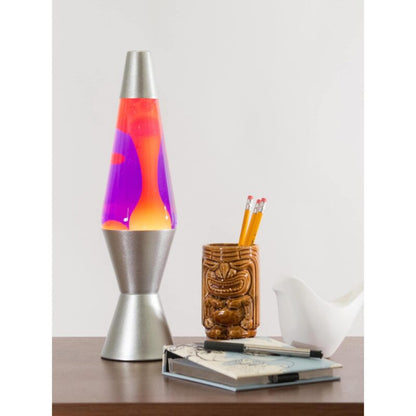 14.5” LAVA Lamp – Yellow/Purple/Silver - US 4214