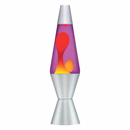 14.5” LAVA Lamp – Yellow/Purple/Silver - US 4214