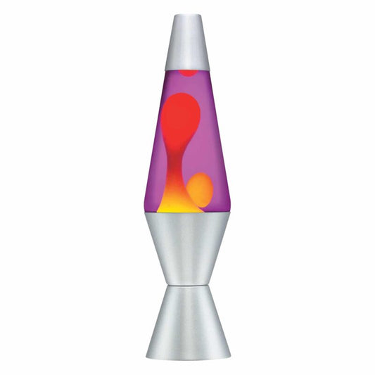 14.5” LAVA Lamp – Yellow/Purple/Silver - US 4214