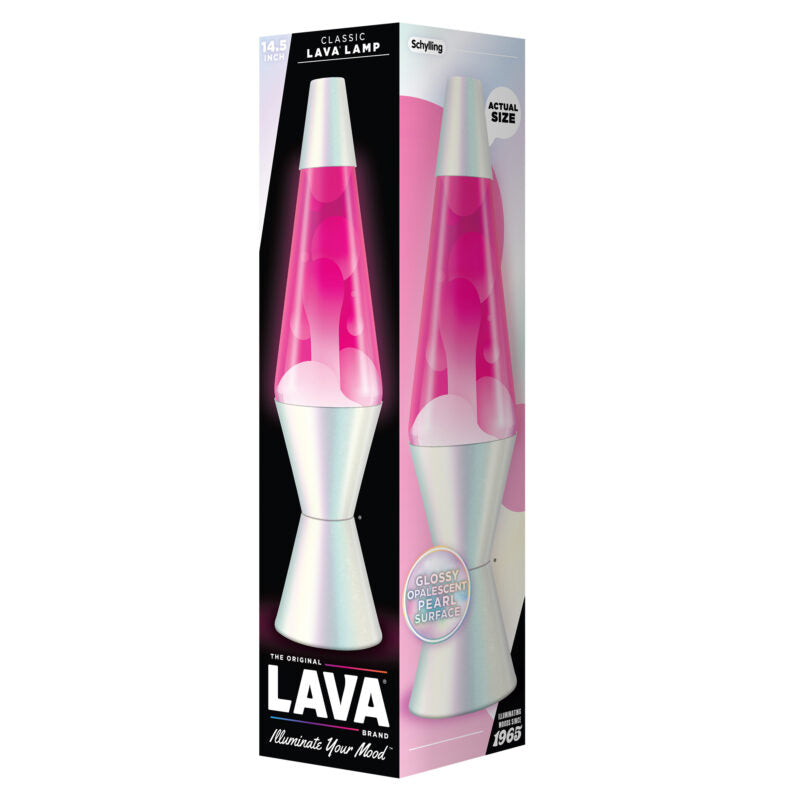 14.5″ Lava Lamp Opalescent Pearl - US 2899