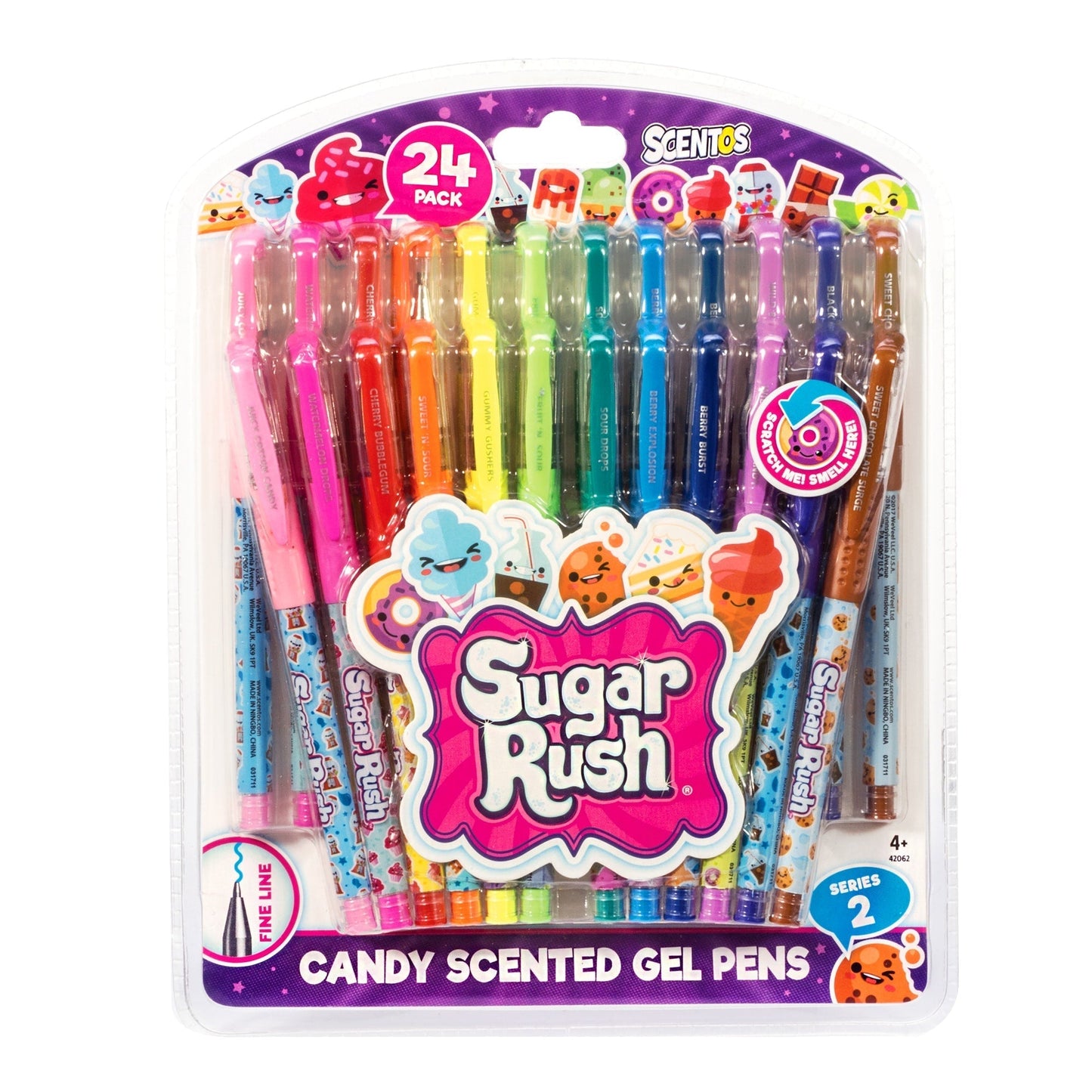 24 Sugar Rush Gel Pens – Scented - US 3383
