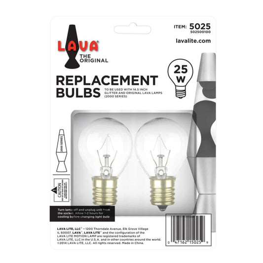 25W LAVA Lamp Light Bulb W/Tray - US 7319