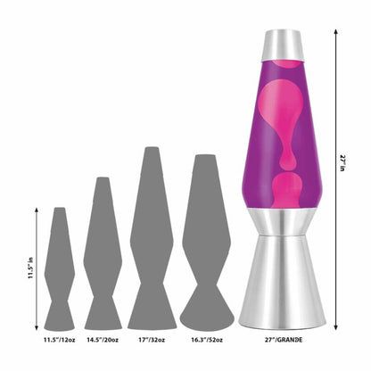 27″ LAVA Lamp Grande – Pink/Purple/Silver - US 6365