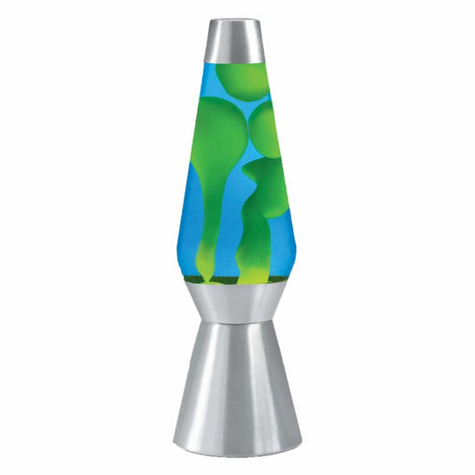 27″ LAVA Lamp Grande – Yellow/Blue/Silver - US 3074