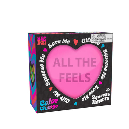 NeeDoh Color Change Squeeze Heart - US 3406