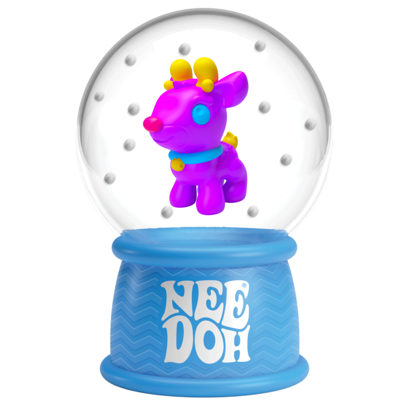 NeeDoh Squish N Flow Snow Globe - US 5059
