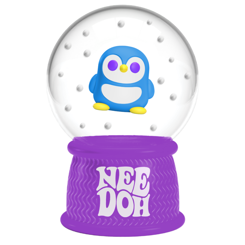 NeeDoh Squish N Flow Snow Globe - US 5059
