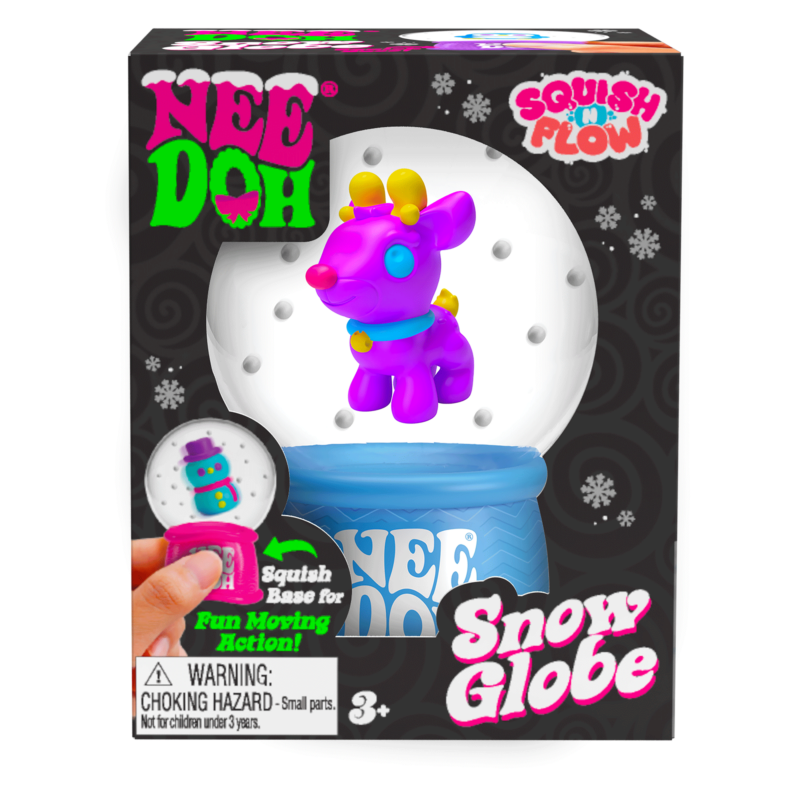 NeeDoh Squish N Flow Snow Globe - US 5059