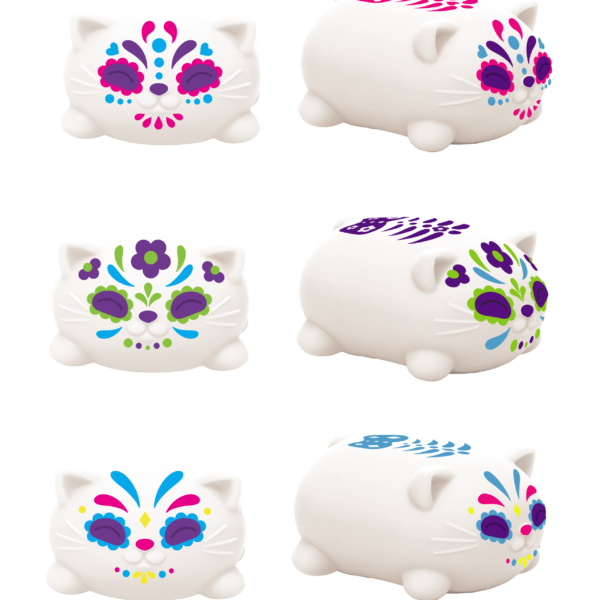 NeeDoh Sugar Skull Cats - US 4128