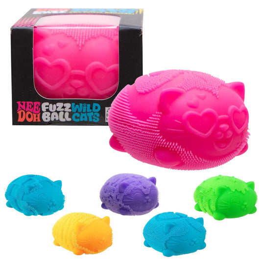 NeeDoh® Fuzz Ball Wild Cats - US 7154